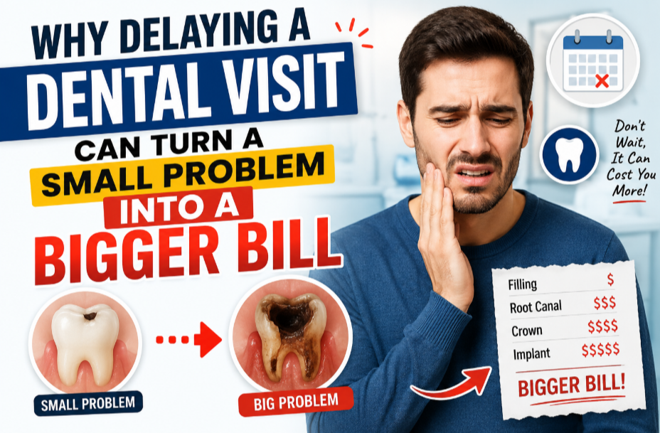 Why Delaying a Dental Visit Can Turn a Small Problem Into a Bigger Bill