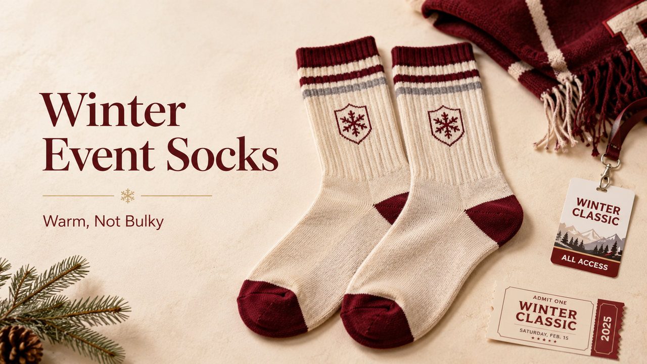 Winter Event Socks: How to Choose Warm Materials Without Making Them Too Bulky